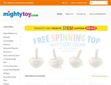 Tablet Screenshot of mightytoy.com